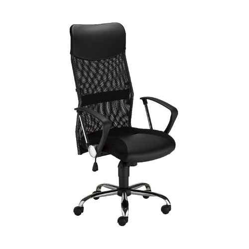 Fotel biurowy obrotowy czarny Bizer W-03