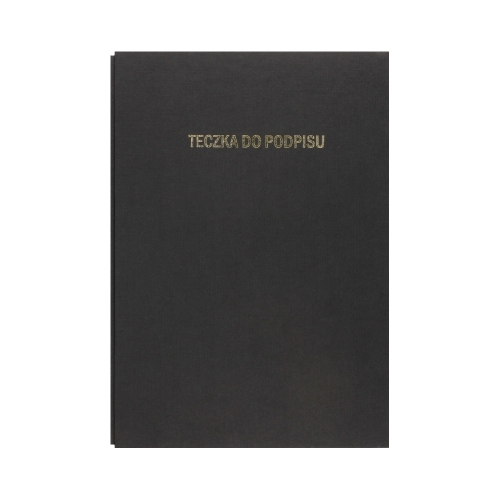 Książka podpis 15k czarna Delfin