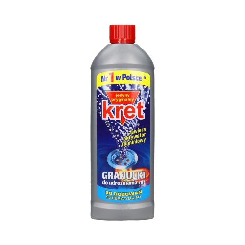 Udrażniacz rur granulki 800g Kret