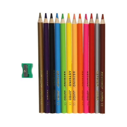 Kredki ołówkowe 12kol Pixel One Jumbo Astra 312221005