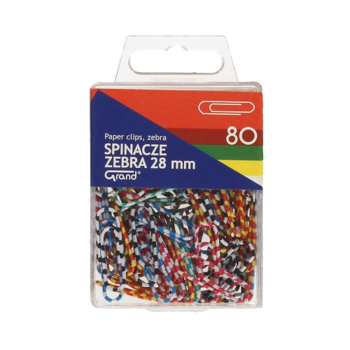Spinacz R28 zebra (80) Grand