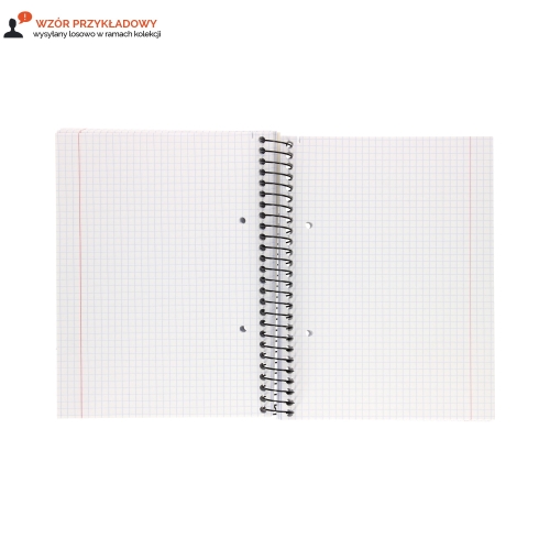 Kołonotatnik A5/120 kratka MO Interdruk