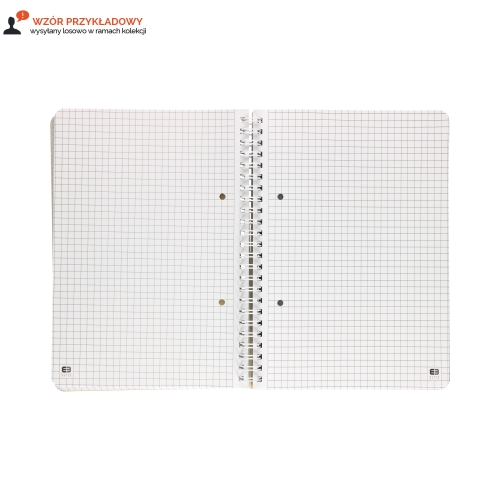 Kołozeszyt A5/80 kratka B&B pastel Interdruk