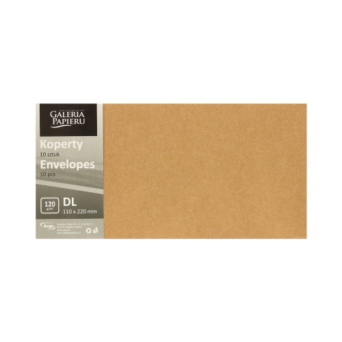 Koperty DL beżowe Nature 120g (10)