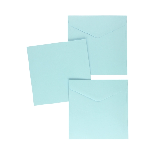 Koperty 160x160 niebieskie satyna gładkie 130g (10)