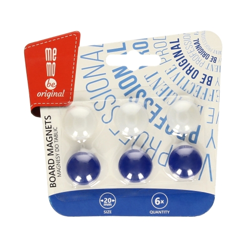 Magnes tablic 20mm (6) Memobe MM003