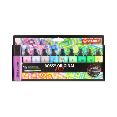 Zakreślacz 10kol chłodne odcienie Stabilo Boss Arty 70/10-2-20