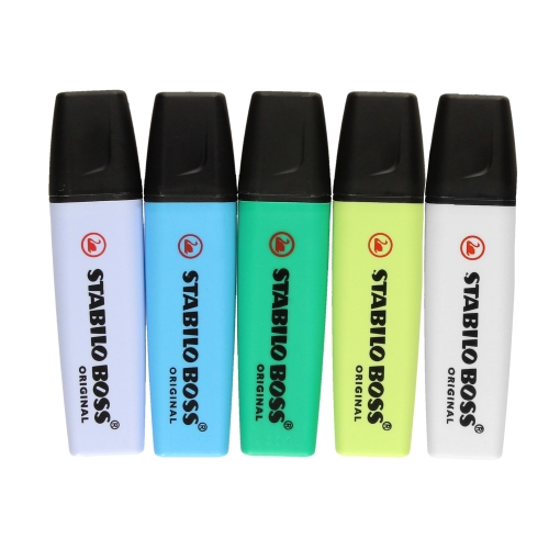 Zakreślacz 5kol odcienie chłodne Stabilo Boss Arty 70/5-02-2-20