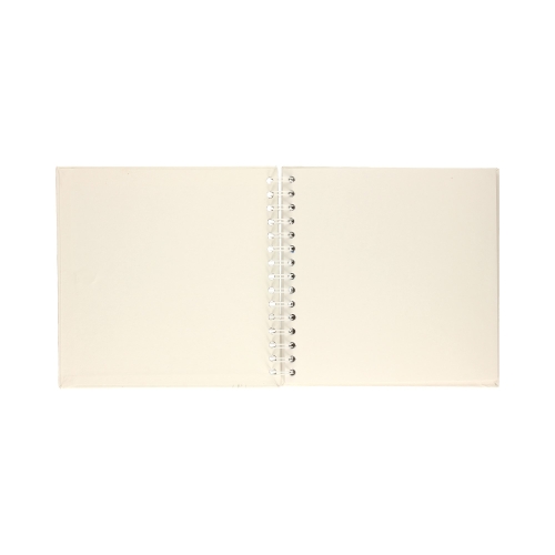 Album spirala 20x20/30 białe 180g Happy Color z wstążką