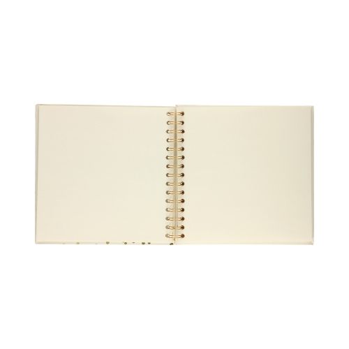 Album spirala 20x20/30 kremowe 180g Happy Color Golden Dots