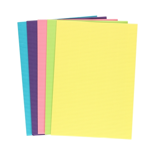 Karton falisty A4/5 5kol Pastel Happy Color