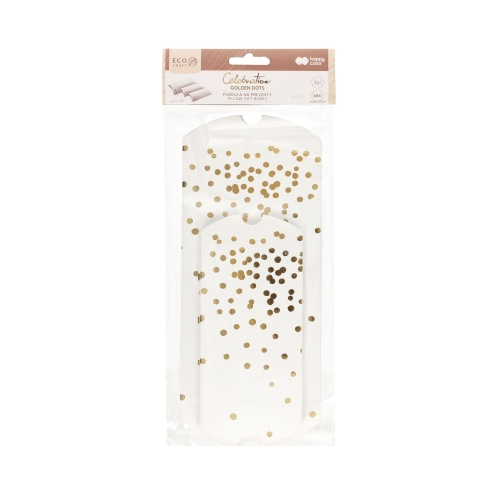 Pudełko ozdobne zestaw 3szt. Golden Dots Happy Color