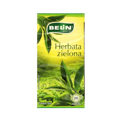 Herbata ekspresowa zielona Belin 20t