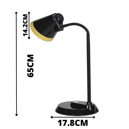 Lampa biurowa stojąca czarna Maxcom LED ML 4500 Mico