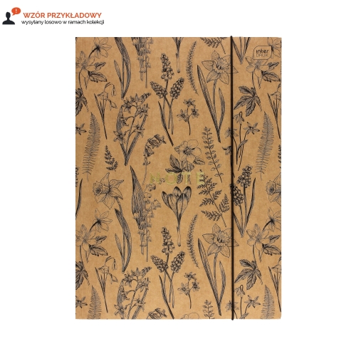 Teczka gumka A4+ HS Kraft Interdruk