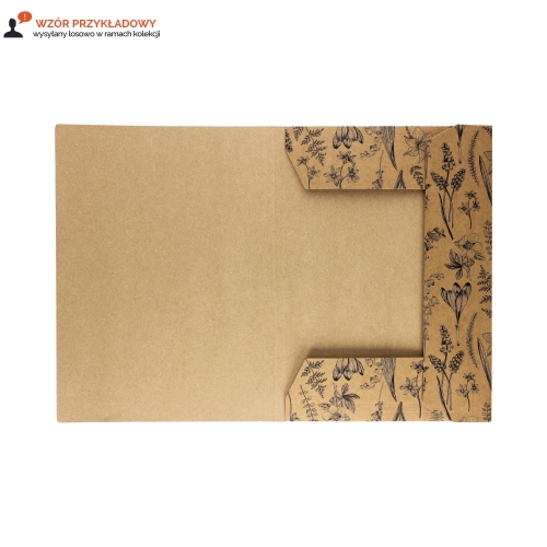 Teczka gumka A4+ HS Kraft Interdruk