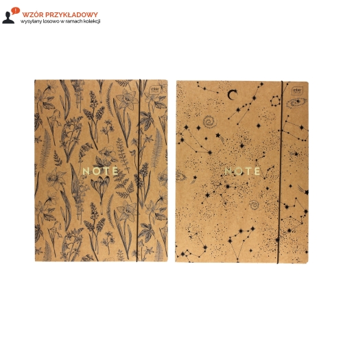 Teczka gumka A4+ HS Kraft Interdruk