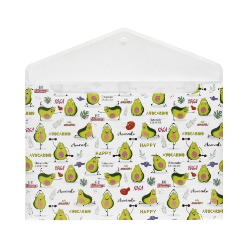 Teczka kopertowa A4/PP nadruk Avocado Biurfol