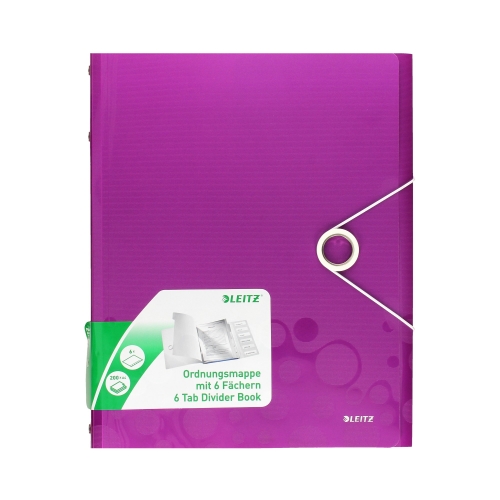 Teczka segregująca A4/6 fioletowa Wow