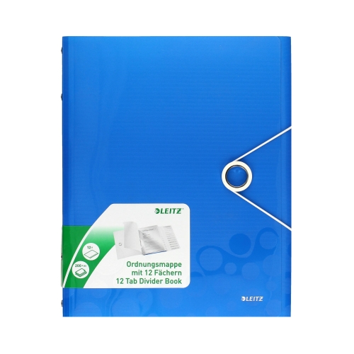 Teczka segregująca A4/12 niebieska Wow Leitz