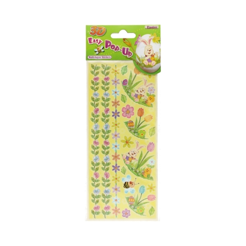 Naklejka ozdobna 3D POP UP Wielkanoc Brewis MLS-787B