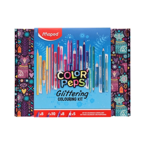 Zestaw artystyczny Colorpeps 31 elementów brokat Maped 984722