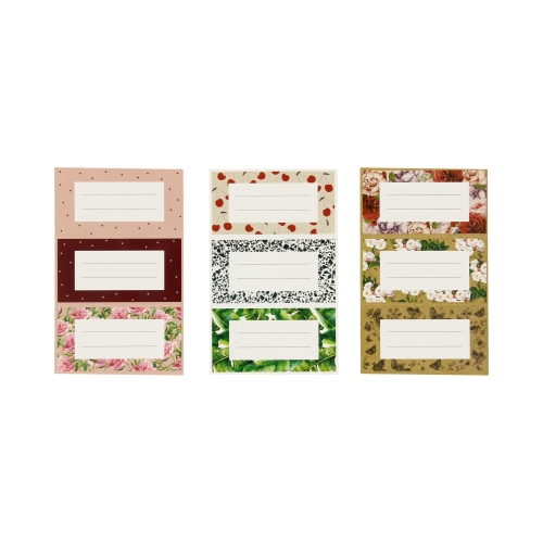 Naklejka na zeszyt Trendy Interdruk - 9szt.