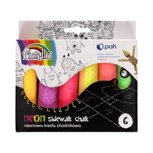 Kreda chodnikowa 6kol neon Fiorello