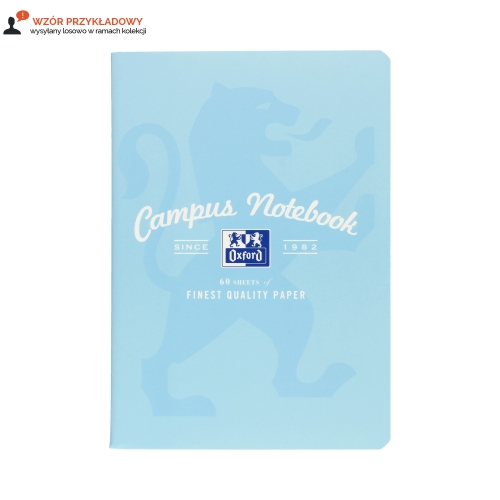Zeszyt A5/60 kratka Oxford Campus Pastel 400160109