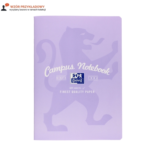 Zeszyt A4/60 kratka Oxford Campus Pastel 4001601108