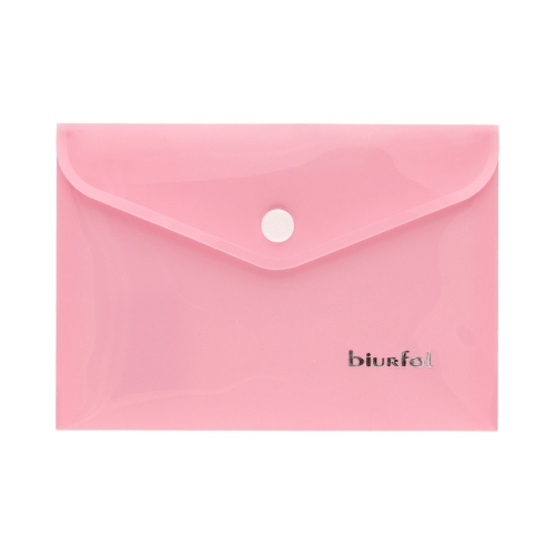 Teczka kopertowa A6/PP pastel różowy Biurfol