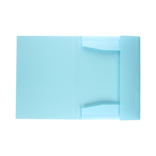 Teczka gumka A4/PP pastel niebieska Biurfol