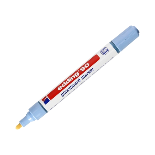 Marker do tablic szklanych 2.0-3.0mm 4kol+biały Edding