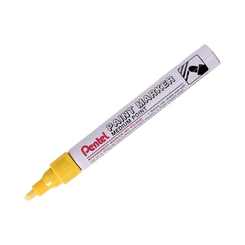 Marker olejowy 2.3mm żółty okrągły Pentel MMP10
