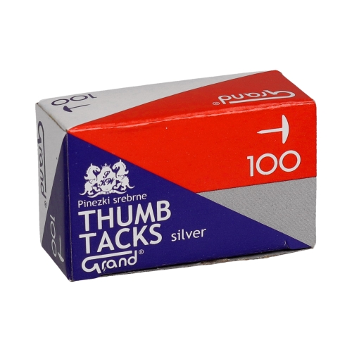 Pinezki srebrne (100) Grand