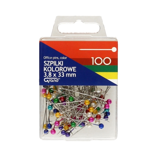 Szpilki kolor 3.8x33 (100) Grand T4
