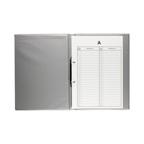 Teczka akta osobowe 2r/PP szary Biurfol ABCDE