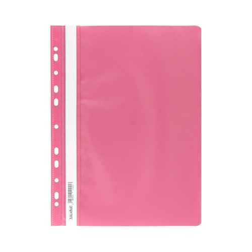Skoroszyt miękki A4/PP różowy zawieszany Biurfol SPP-02