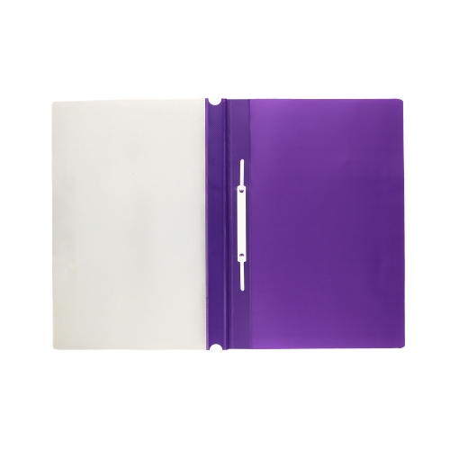 Skoroszyt sztywny perforacja A4/PVC fioletowy Biurfol SH-01