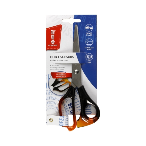 Nożyczki 17.5cm bursztynowe Memobe