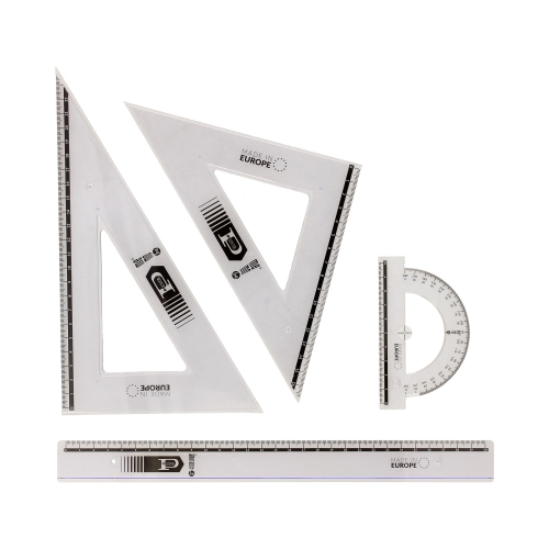 Zestaw kreślarski 30cm Memobe byPratel