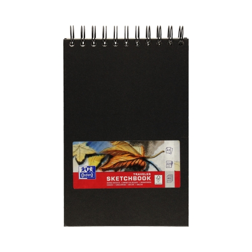 Szkicownik A5/40 Sketchbook Oxford spirala czarny 400152645