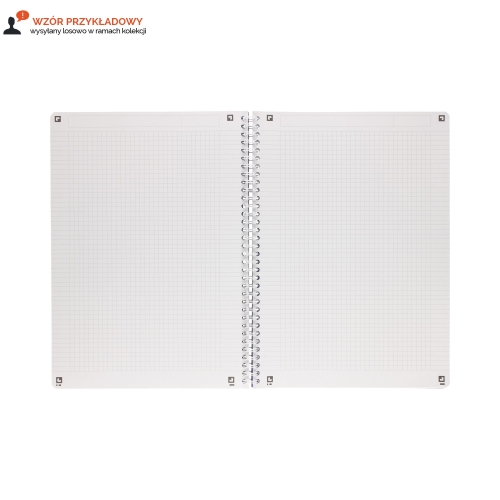 Kołonotatnik A4/90 kratka PP My Colours Oxford