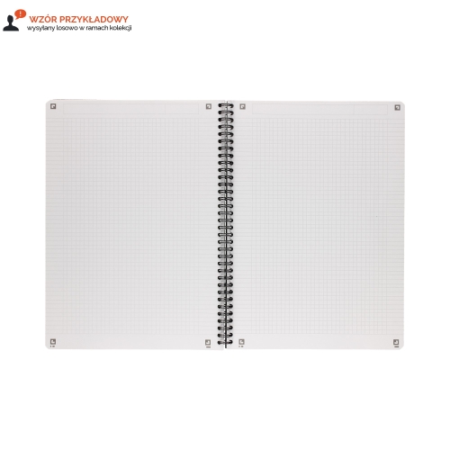 Kołonotatnik A4/90 kratka Urban mix Oxford