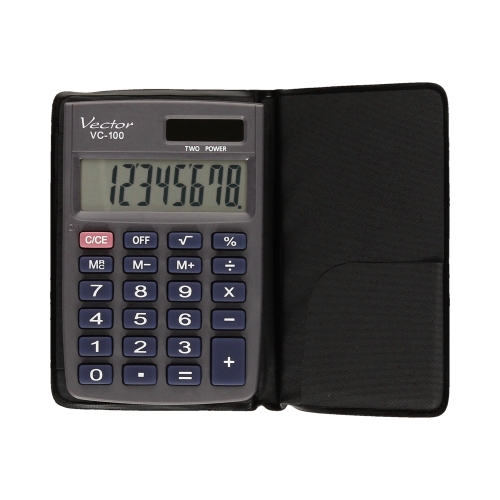 Kalkulator kieszonkowy 8pozycyjny VC100 Vector