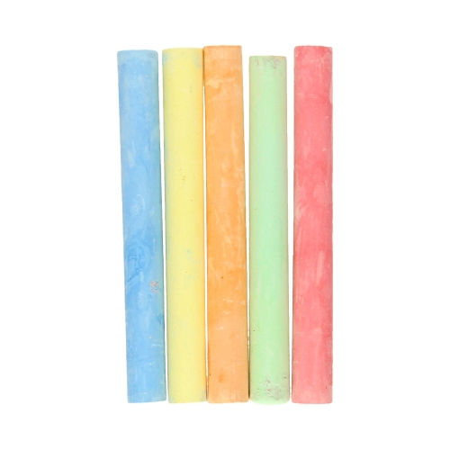 Kreda kolorowa 5kol szkolna Memobe - 100szt.