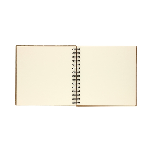 Album spirala 20x20/30 złote liście 180g HappyColor