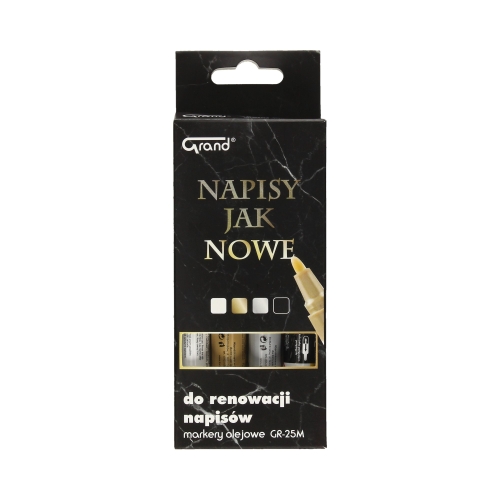 Marker do renowacji napisów na nagrobkach - 4kol Grand