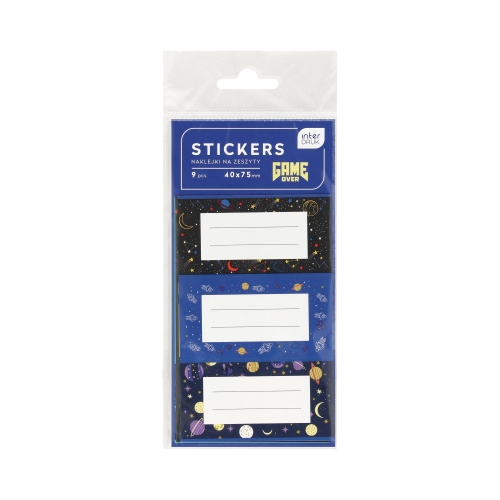 Naklejki na zeszyt Game Over (9) Interdruk