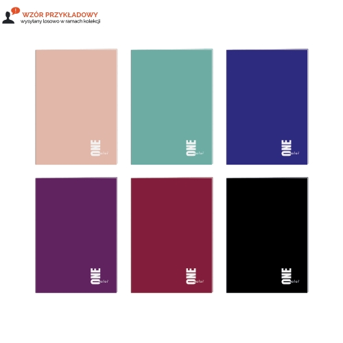 Brulion A4/96 kratka TO One Color Interduk